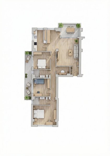 4 camere – Pipera - Erou Iancu Nicolae – 175 mp – 2 parcari